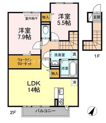 ブランシュールの物件間取画像